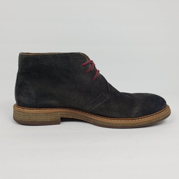1901 Canyon Mens Size 9 Grey Black Suede Formal Casual Chukka Boots Shoes main image 11